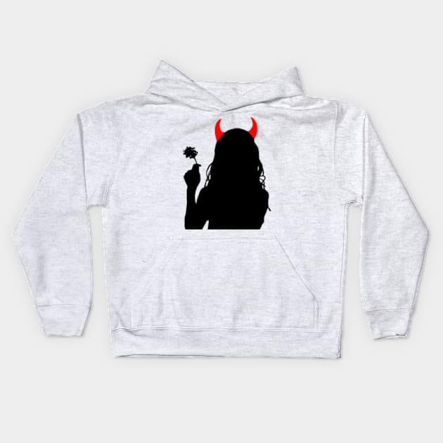 The witches silhouette Kids Hoodie by Fire Valley Designs